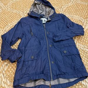 Kids Navy Blue Hooded Jacket by Zara Kids Size 7-8